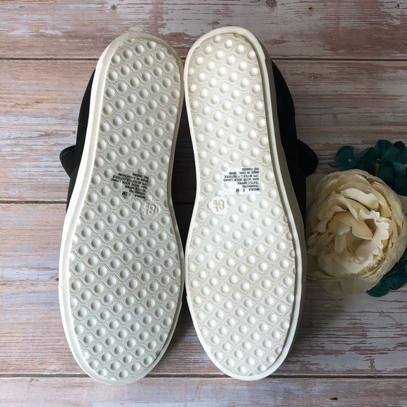 MATERIAL GIRL Quila Camo Green Sock Wedge Sneakers 8.5M - Picture 6 of 7